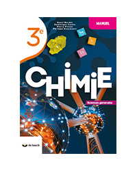 Chimie 3 - Sciences générales - Manuel 